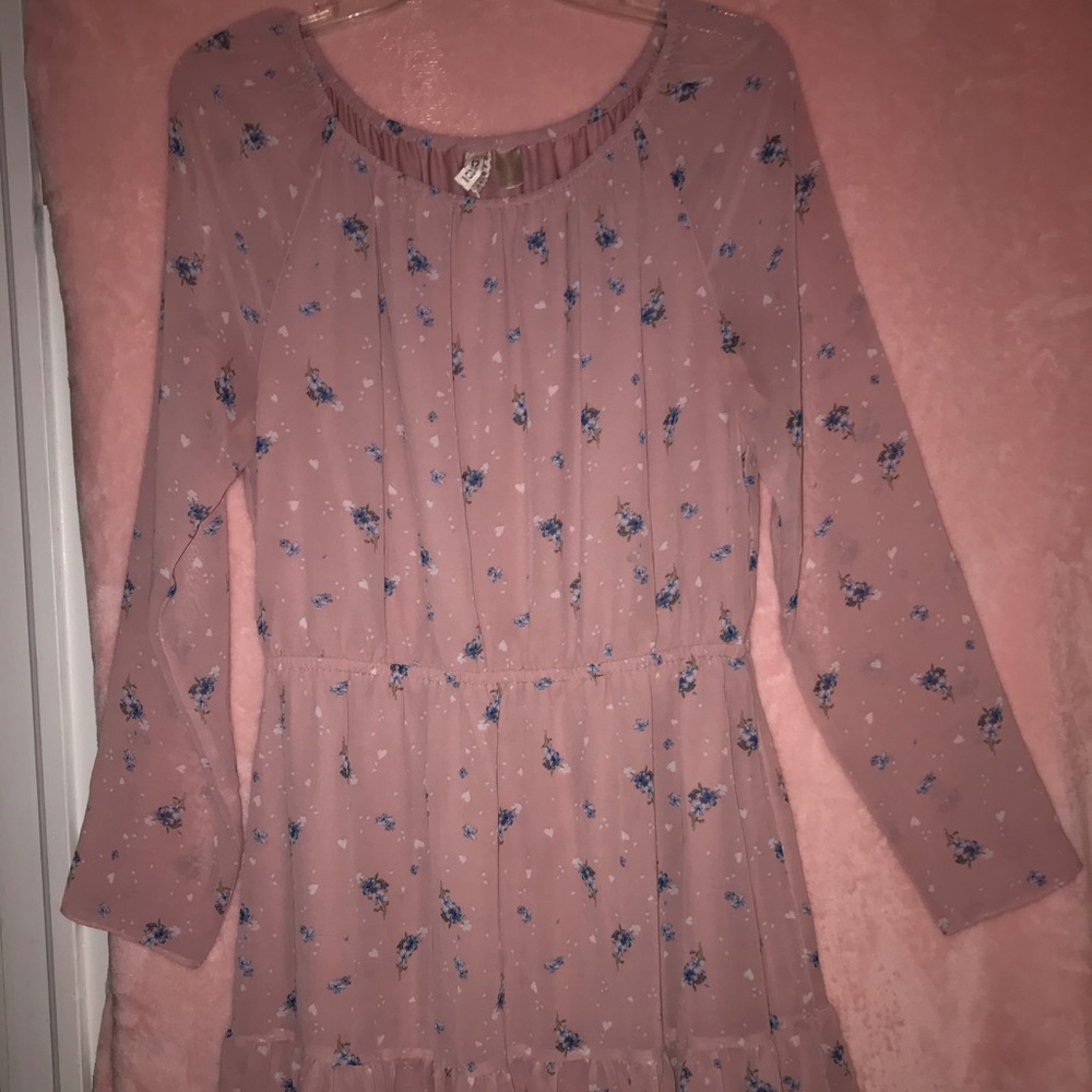 Divided by H&M floral short chiffon dress